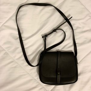 Leather crossbody purse